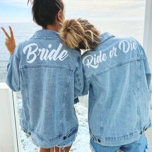 Chic Denim Bridal Jacket